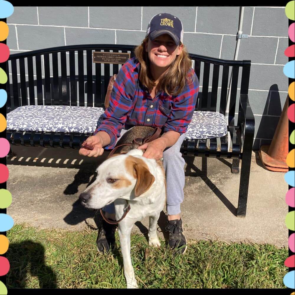 Lucky was heartbroken after being returned to shelter, but that is in the past