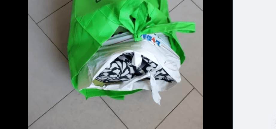 Terrified chihuahua tied inside mesh bag discovered crying along railroad tracks