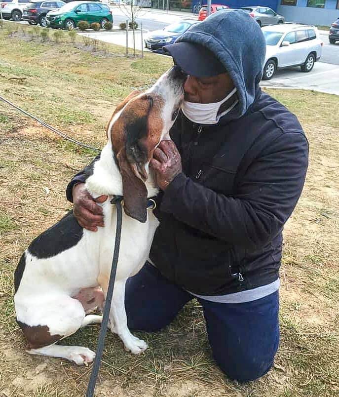 Baltimore shelter reunites dog with his loving human after months of emergency care