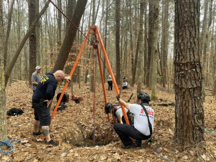 100 pound Great Dane puppy fell deep into old well rescued by firefighters
