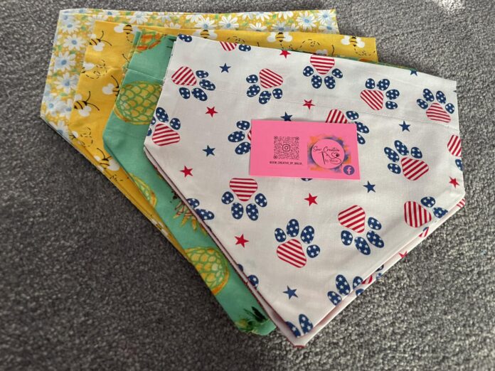 11-year-old girl sews bandanas for shelter pups helping them find homes