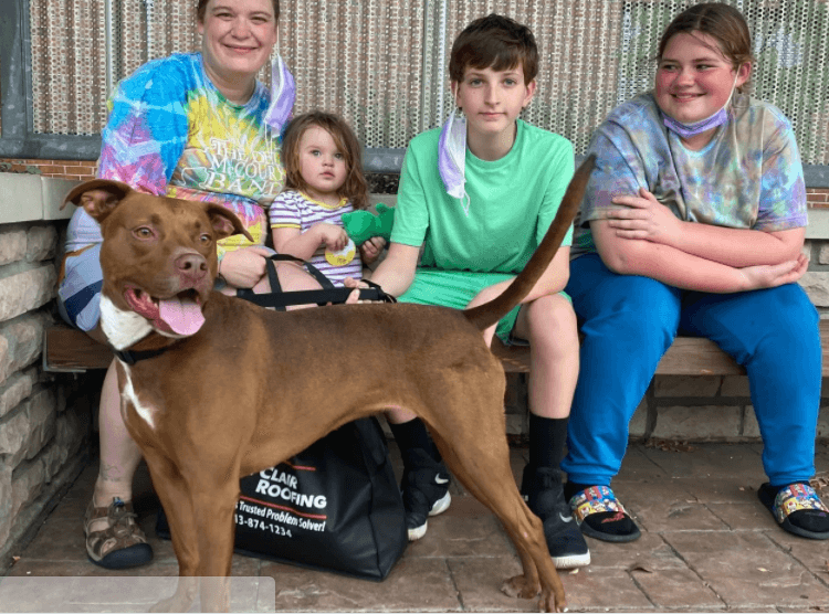 Dog who lived half her life at SPCA Cincinnati shelter finds loving home