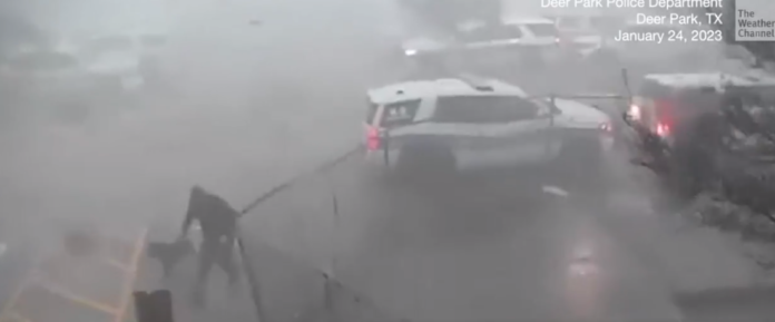 K9 handler rescues his dog as deadly tornado bears down in Deer Park